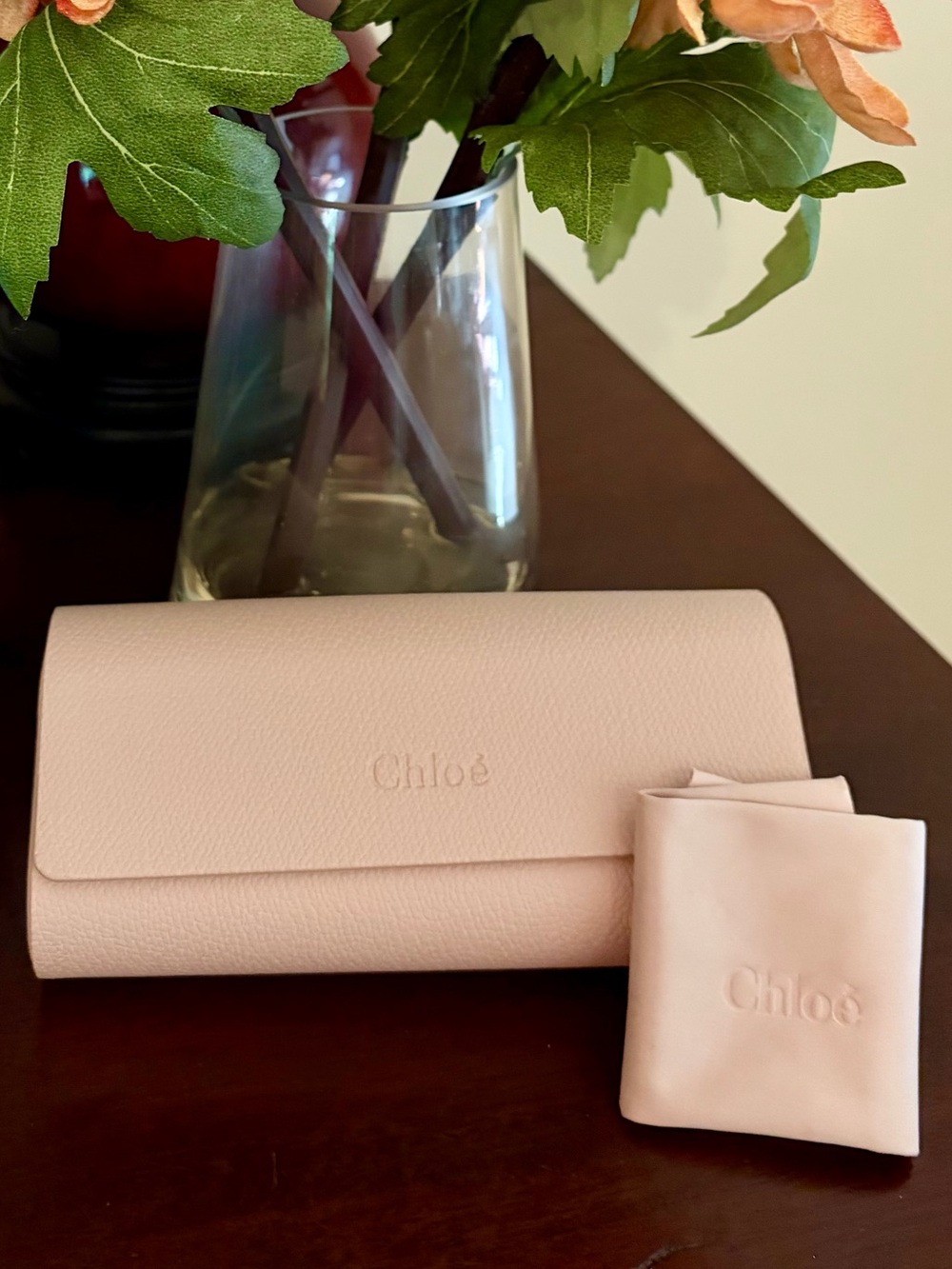 New Chloe sunglasses case with cleaning cloth choose hard or soft case